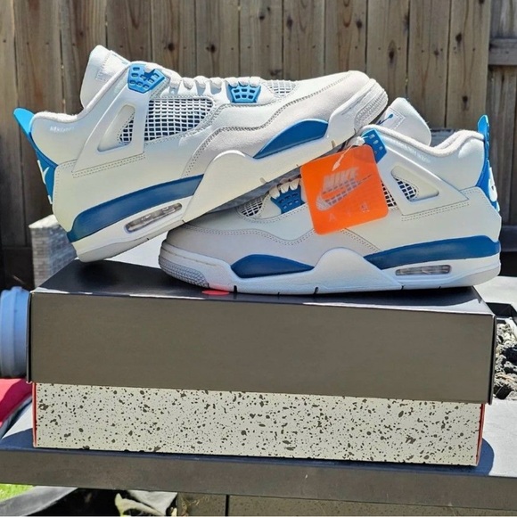 Men's size 17 Nike Air Jordan military industrial blue retro